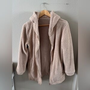 Cozy Tan Sherpa Hoodie